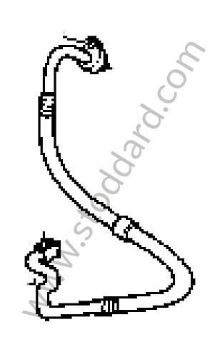 95557210100 - INTAKE PIPE for Porsche Cayenne 955 03-06 &bull; 2004 &bull; Cayenne V6 &bull; Automatic Gearbox