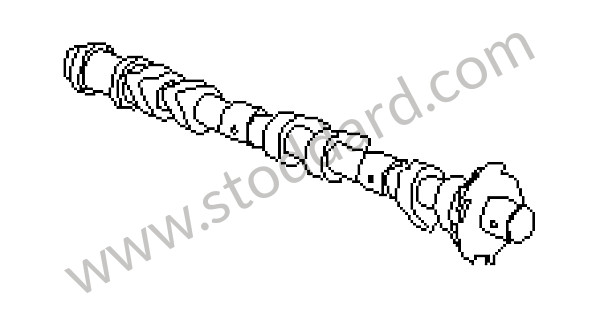 99610503540 - CAMSHAFT for Porsche 996 &bull; 2003 &bull; 996 Carrera 2 &bull; Coupe &bull; Manual Gearbox, 6 Speed