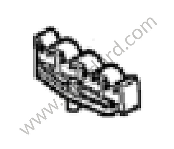 95535554400 - SUPPORT for Porsche Cayenne 955 03-06 &bull; 2003 &bull; Cayenne Turbo &bull; Automatic Gearbox
