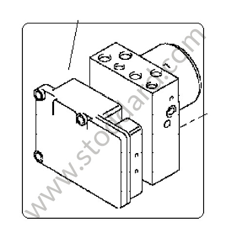 95535595500 - HYDRAULIC UNIT for Porsche Cayenne 955 03-06 &bull; 2003 &bull; Cayenne S V8 &bull; Manual Gearbox, 6 Speed