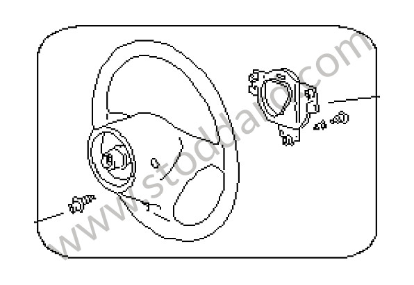 99634798328A28 - AIRBAG STEERING WHEEL for Porsche 996 Gt3 / Gt3-1 &bull; 2004 &bull; 996 Gt3 &bull; Coupe &bull; Manual Gearbox, 6 Speed