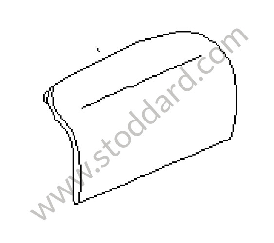 99680317305P12 - COVER for Porsche 996 Turbo &bull; 2001 &bull; 996 Turbo &bull; Coupe &bull; Manual Gearbox, 6 Speed