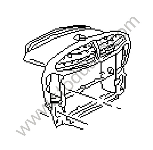 99655296909P12 - SUPPORT FRAME for Porsche 996 Turbo &bull; 2001 &bull; 996 Turbo Gt2 &bull; Coupe &bull; Manual Gearbox, 6 Speed