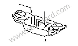 ASHTRAY Left-hand drive / brown/natural / brown/natural (T12) / LEATHER / OPTION: REAR SECTION OF CENTRE CONSOLE IN LEATHER (Option code: IXMZ) (98655299605T12)