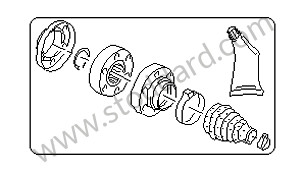 REPAIR KIT DIFFERENTIAL SIDE / OPTION: DIFFERENTIAL LOCK REAR CENTRE DIFFERENTIAL LOCK (Option code: I1Y1) (95533290210)