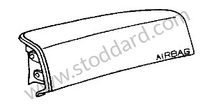 COVER navy blue / navy blue (1KX) / OPTION: AIRBAG PASSENGER'S SIDE (Option code: M562) (944552385001KX)