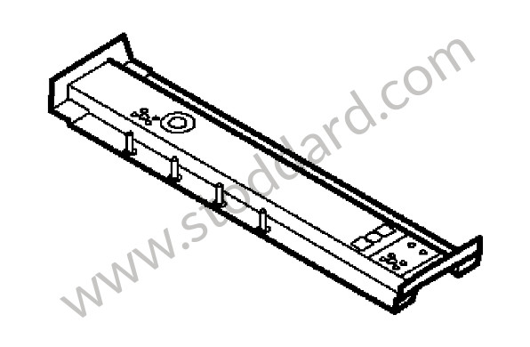 95550230200GRV - CROSS MEMBER for Porsche Cayenne 957 07-10 &bull; 2010 &bull; Cayenne V6 &bull; Automatic Gearbox