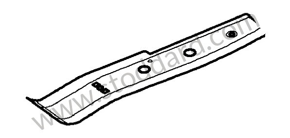 95550207500GRV - REINFORCEMENT for Porsche Cayenne 957 07-10 &bull; 2009 &bull; Cayenne Diesel &bull; Automatic Gearbox