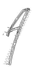 DOOR GLASS FRAME RIGHT