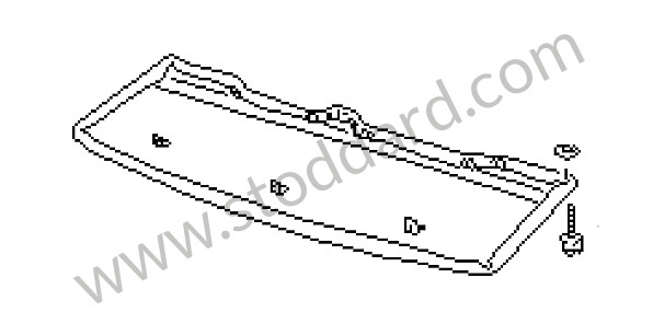 928564069404RB - SUPPORT FRAME for Porsche 928 83-86 &bull; 1985 &bull; 928 4.7S &bull; Coupe &bull; Automatic Gearbox