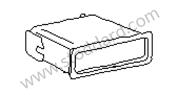99655299401G11 - SHELF for Porsche 996 &bull; 2002 &bull; 996 Carrera 2 &bull; Targa &bull; Automatic Gearbox