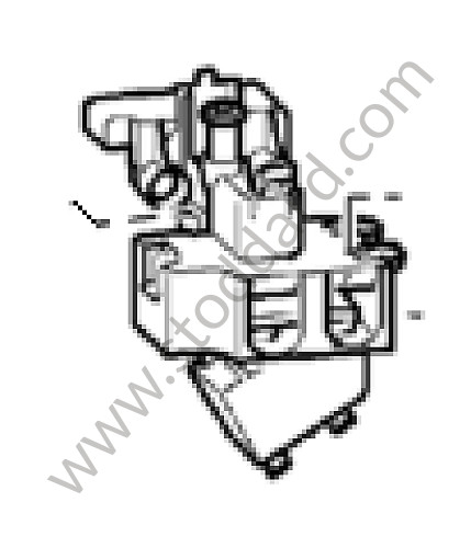 95561120200 - CONNECTION POINT for Porsche Cayenne 955 03-06 &bull; 2003 &bull; Cayenne S V8 &bull; Manual Gearbox, 6 Speed