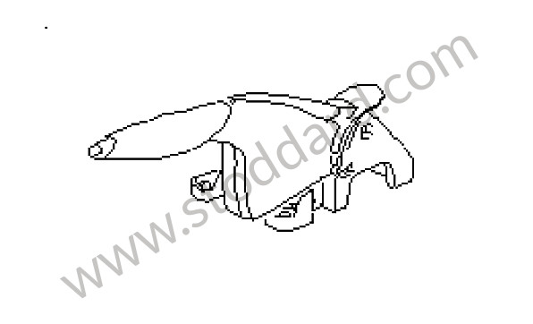 99642498050P11 - PARKING-BRAKE LEVER for Porsche Boxster 986 97-04 &bull; 2003 &bull; Boxster 2.7 &bull; Cabrio &bull; Automatic Gearbox