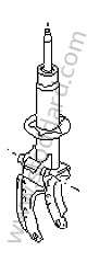 VIBRATION DAMPER RIGHT / OPTION: SUSPENSION/DAMPERS STANDARD (Option code: I1BA) (95534304400)