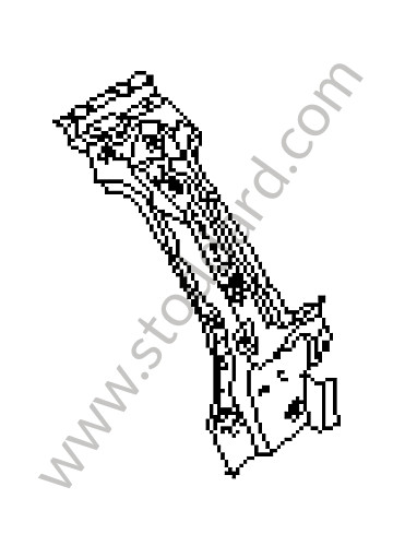 95550254501GRV - REINFORCEMENT for Porsche Cayenne 955 03-06 &bull; 2005 &bull; Cayenne S V8 &bull; Automatic Gearbox