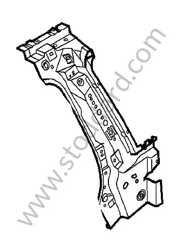 95550254601GRV - REINFORCEMENT for Porsche Cayenne 957 07-10 &bull; 2008 &bull; Turbo E81 &bull; Automatic Gearbox