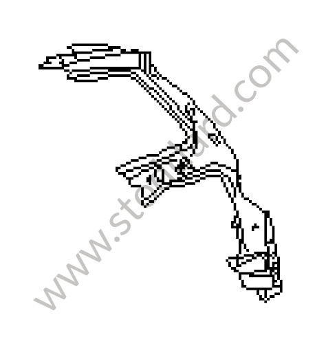 95550229901GRV - REINFORCEMENT for Porsche Cayenne 955 03-06 &bull; 2003 &bull; Cayenne V6 &bull; Manual Gearbox, 6 Speed