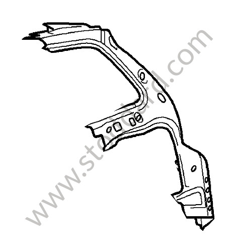 95550229901GRV - REINFORCEMENT for Porsche Cayenne 957 07-10 &bull; 2010 &bull; Turbo E81 &bull; Automatic Gearbox