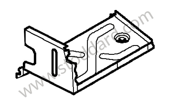 95550108901GRV - FLOOR SECTION for Porsche Cayenne 957 07-10 &bull; 2010 &bull; Turbo S &bull; Automatic Gearbox