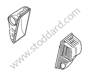 AIR CLEANER LEFT / OPTION: EQUIPMENT FOR COUNTRIES WITH DUST LADEN AIR  (Option code: I1L2) (95511002150)