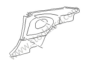 SIDE TRIM PANEL graphite grey / graphite grey (DFV) / LEATHER / LEFT (99655507116DFV)