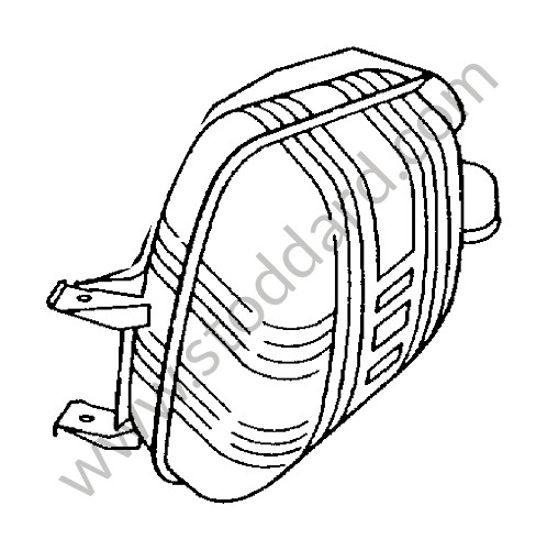 99611112291 - MUFFLER for Porsche 996 Gt3 / Gt3-1 &bull; 2004 &bull; 996 Gt3 &bull; Coupe &bull; Manual Gearbox, 6 Speed