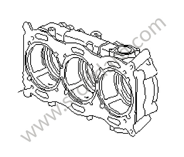 99610191175 - HOUSING for Porsche 996 Gt3 / Gt3-1 &bull; 2000 &bull; 996 Gt3 &bull; Coupe &bull; Manual Gearbox, 6 Speed