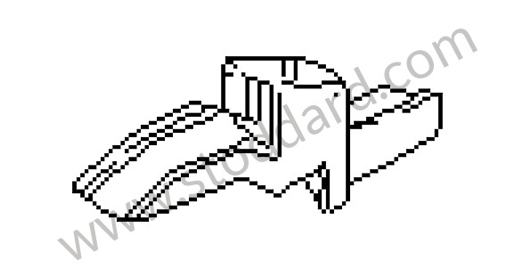 99657279304 - FOOTWELL OUTLET VENT for Porsche Boxster 986 97-04 &bull; 2000 &bull; Boxster 2.7 &bull; Cabrio &bull; Automatic Gearbox