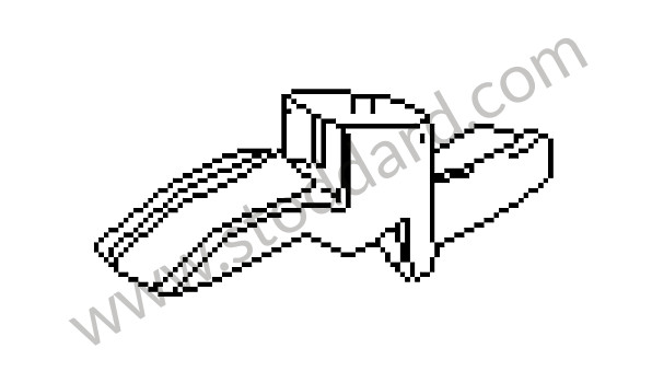 99657279304 - FOOTWELL OUTLET VENT for Porsche 996 Gt3 / Gt3-1 &bull; 2000 &bull; 996 Gt3 &bull; Coupe &bull; Manual Gearbox, 6 Speed