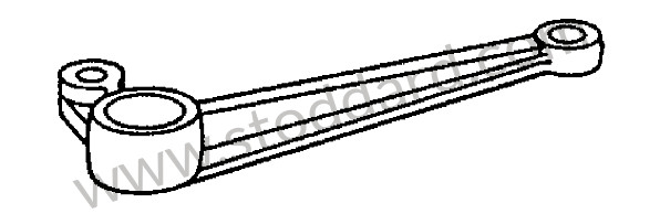 91411607115 - INTERMEDIATE SHIFT LEVER for Porsche 911 74-77 + 912E &bull; 1976 &bull; 3.0 Carrera &bull; Targa &bull; Automatic Gearbox