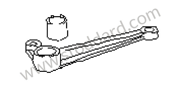 91411607115 - INTERMEDIATE SHIFT LEVER for Porsche 911 78-83 &bull; 1978 &bull; 3.0Sc &bull; Coupe &bull; Automatic Gearbox