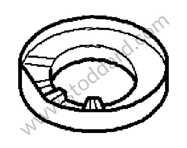 95534352520 - COMPENSATING PLATE for Porsche Cayenne 957 07-10 &bull; 2007 &bull; Cayenne V6 &bull; Automatic Gearbox
