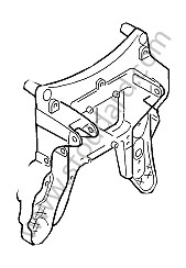 BEARING BRACKET Left-hand drive
