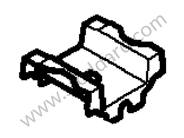 95550175700GRV - EXTENSION for Porsche Cayenne 957 07-10 &bull; 2009 &bull; Cayenne Diesel &bull; Automatic Gearbox