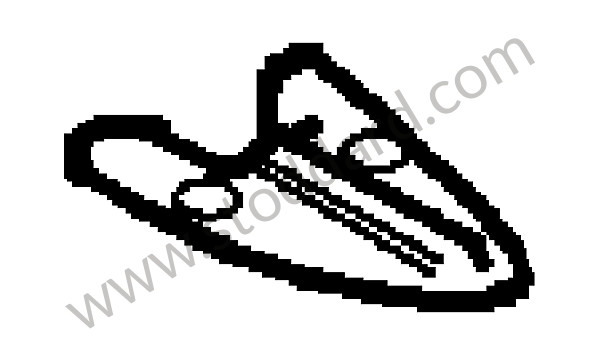 95572203211 - RUBBER STOP for Porsche Cayenne 957 07-10 &bull; 2009 &bull; Turbo S &bull; Automatic Gearbox