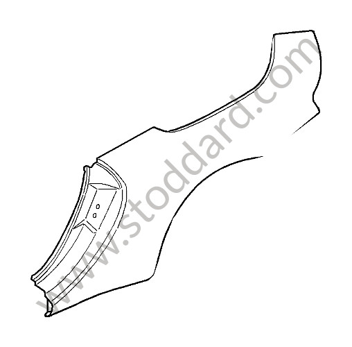 99650396209GRV - SIDE SECTION for Porsche 996 &bull; 2004 &bull; 996 Carrera 4S &bull; Cabrio &bull; Automatic Gearbox
