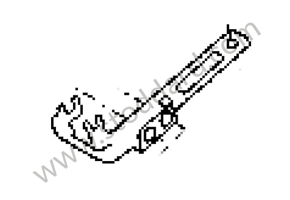 95534378000 - SUPPORT for Porsche Cayenne 955 03-06 &bull; 2003 &bull; Cayenne S V8 &bull; Manual Gearbox, 6 Speed
