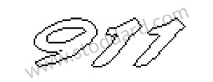 LOGO OPTION: PORSCHE 911 40TH ANNIVERSARY MODEL (Option code: M095) (99655923711)