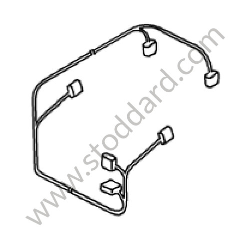 95561235400 - WIRING HARNESS for Porsche Cayenne 955 03-06 &bull; 2004 &bull; Cayenne S V8 &bull; Automatic Gearbox
