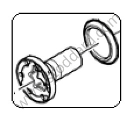 DRIVE FLANGE Without OPTION:  DIFFERENTIAL LOCK REAR CENTRE DIFFERENTIAL LOCK (Option code: I1Y1)