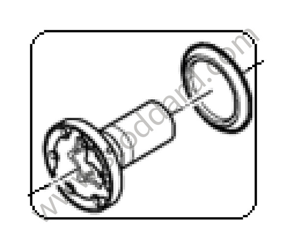 95533212700 - DRIVE FLANGE for Porsche Cayenne 955 03-06 &bull; 2003 &bull; Cayenne V6 &bull; Automatic Gearbox