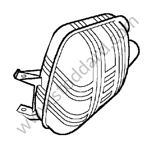 99611198405 - MAIN EXHAUST MUFFLER for Porsche 996 &bull; 2002 &bull; 996 Carrera 4S &bull; Cabrio &bull; Automatic Gearbox