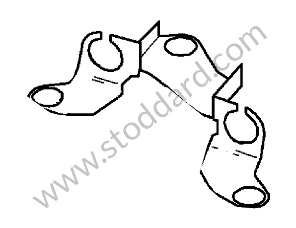 95542416001 - SUPPORT for Porsche Cayenne 957 07-10 &bull; 2007 &bull; Cayenne S V8 &bull; Manual Gearbox, 6 Speed