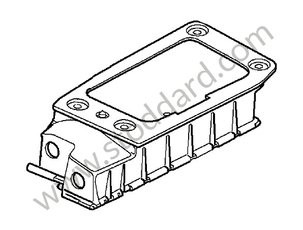 95542403100 - MOUNTING PIECE for Porsche Cayenne 957 07-10 &bull; 2008 &bull; Cayenne Gts &bull; Manual Gearbox, 6 Speed