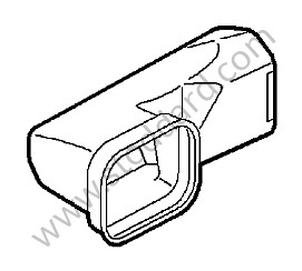 AIR DUCT Left-hand drive
