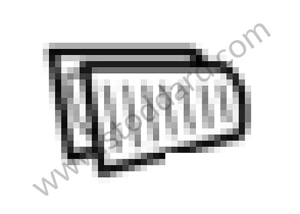996555645008W7 - GRILLE for Porsche 997 05-08 &bull; 2007 &bull; 997 C2 &bull; Coupe &bull; Automatic Gearbox