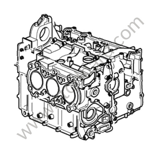 99610190107 - CRANKCASE for Porsche 997 05-08 &bull; 2005 &bull; 997 C2 &bull; Coupe &bull; Manual Gearbox, 6 Speed