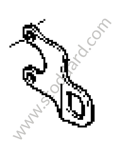 95510439200 - SHACKLE FOR TRANSPORTATION for Porsche Cayenne 955 03-06 &bull; 2003 &bull; Cayenne V6 &bull; Manual Gearbox, 6 Speed