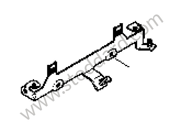 95510450100 - SUPPORT for Porsche Cayenne 955 03-06 &bull; 2003 &bull; Cayenne V6 &bull; Manual Gearbox, 6 Speed