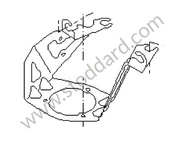95511328700 - SUPPORT for Porsche Cayenne 955 03-06 &bull; 2006 &bull; Cayenne V6 &bull; Manual Gearbox, 6 Speed